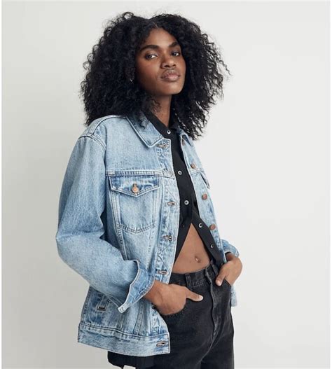 best soft oversized denim jacket.